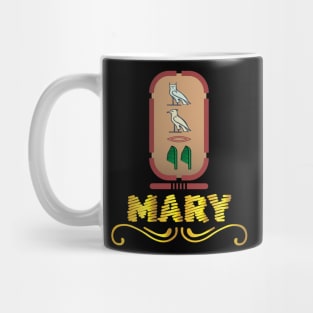 MARY-American names in hieroglyphic letters,  a Khartouch Mug